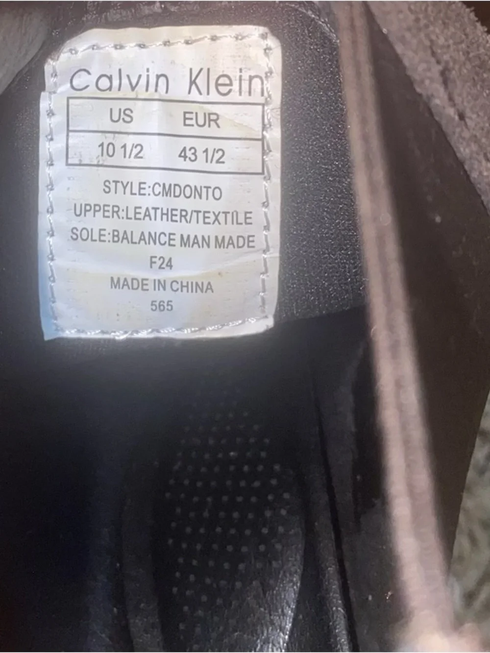 Calvin Klein Men's Gray Suede Chukka Boots